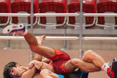 Azerbaijan Wrestling Championship starts - PHOTO