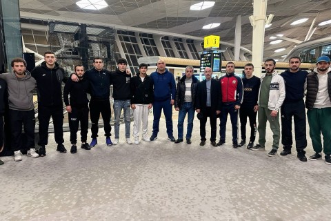 Azerbaijani boxers left for Kazakhstan to train