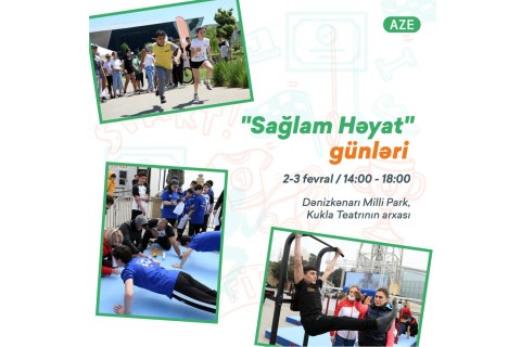 “Healthy life” days will be held in the Baku Boulevard