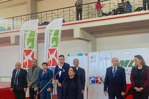 Bakıda lisenziya xarakterli turnirin açılış mərasimi olub - FOTO