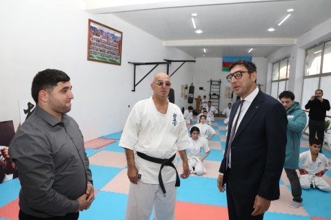 Fərid Qayıbov “Lənkəran”ın fəaliyyəti ilə tanış olub - FOTO