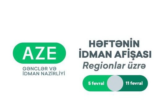 Regionlar üzrə HƏFTƏNİN İDMAN AFİŞASI