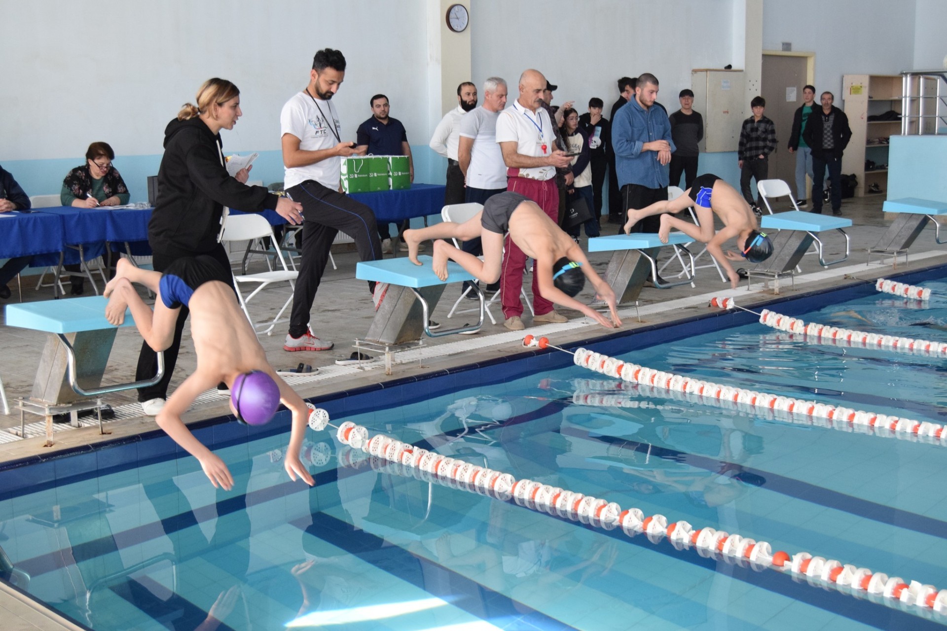 An open swimming tournament was held in Gusar - PHOTO