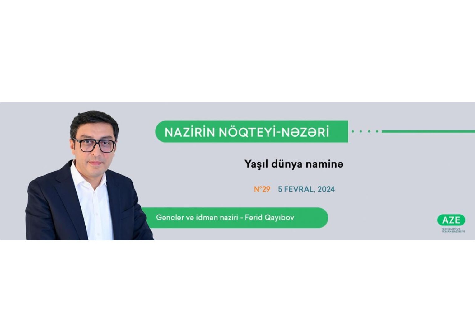 Fərid Qayıbov: “Olimpiyaçımız rəqiblərini məğlub etməklə özünə və digər idmançılarımıza əsl motivasiya oldu”