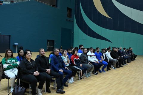 Farid Gayibov met with athletes - PHOTO