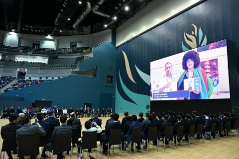 Farid Gayibov met with athletes - PHOTO