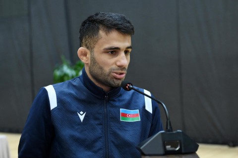 Farid Gayibov met with athletes - PHOTO