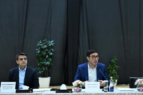 Farid Gayibov met with athletes - PHOTO