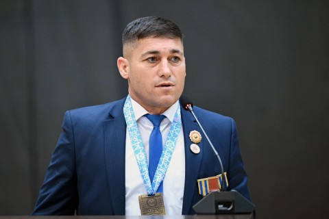 Farid Gayibov met with athletes - PHOTO