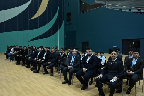 Farid Gayibov met with athletes - PHOTO