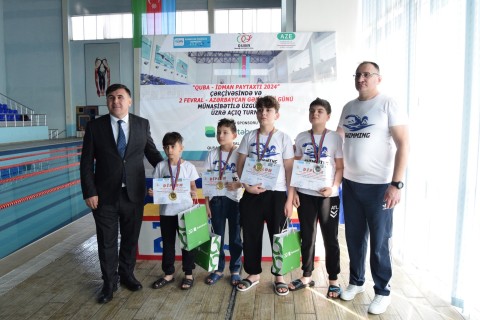 An open swimming tournament was held in Gusar - PHOTO