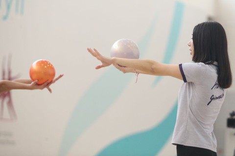 Goranboy and Sumgayit gymnasts have started training at the National Gymnastics Arena - PHOTO