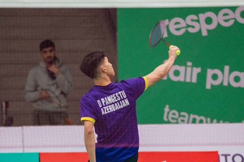 Azerbaijani badminton player in the 1/8 finals - PHOTO - VIDEO