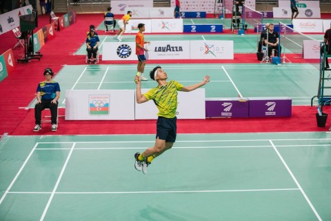 Azerbaijani badminton player in the 1/8 finals - PHOTO - VIDEO