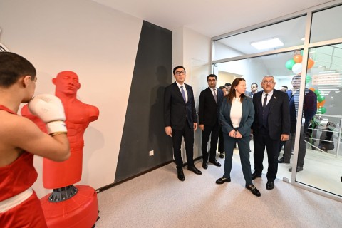 Türkanda idman kompleksi açılıb - FOTO
