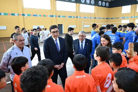 Türkanda idman kompleksi açılıb - FOTO