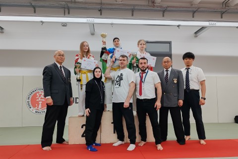 Azerbaijuani kudoka won a gold medal in Malta - PHOTO