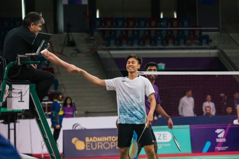 Azerbaijani badminton player is in the 1/4 finals - PHOTO