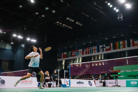 Azerbaijani badminton player is in the 1/4 finals - PHOTO