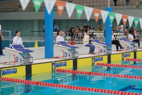 Состоялась церемония открытия соревнований по плаванию между госучреждениями - ФОТО