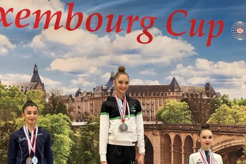 Azerbaijani gymnasts won 9 medals in Luxembourg - PHOTO