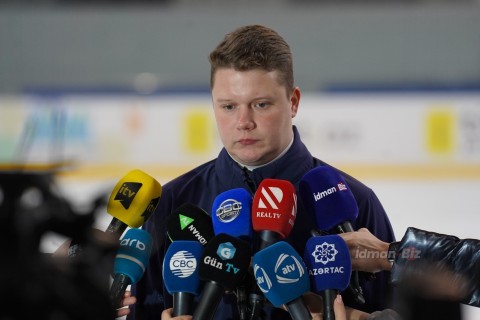 Главный тренер сборной Азербайджана по хоккею: "Мы намерены выйти на международный уровень"
