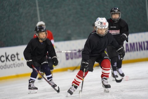 The recently established hockey team performed an open practice - PHOTO