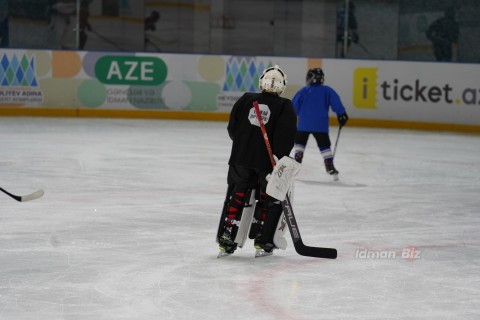 The recently established hockey team performed an open practice - PHOTO