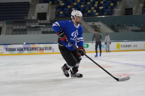 The recently established hockey team performed an open practice - PHOTO