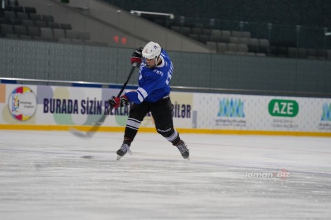 The recently established hockey team performed an open practice - PHOTO