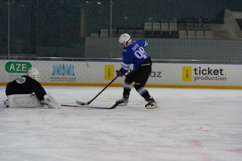 The recently established hockey team performed an open practice - PHOTO