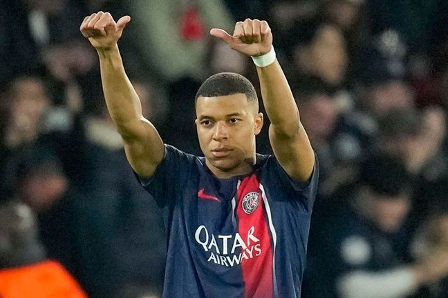 Mbappe's new Champions League record