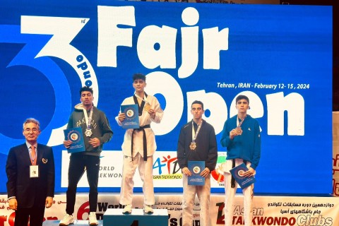 Азербайджанский тхэквондист завоевал бронзовую медаль на "Fajr Open"