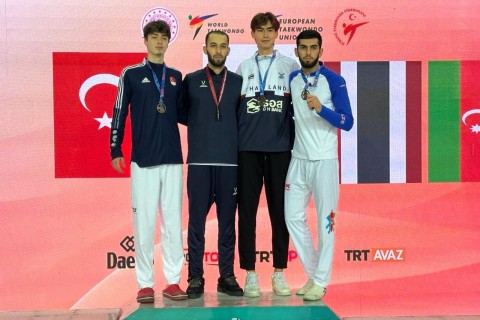 Taekvondoçularımızdan Antalyada daha bir medal - FOTO