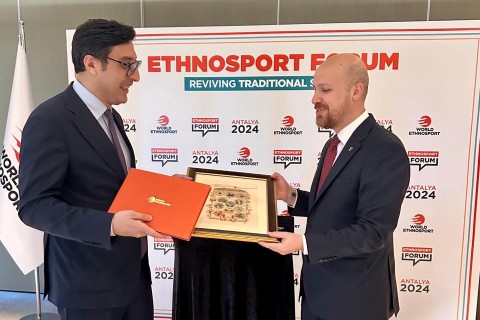 Farid Gayibov participates in the World Ethnosport Forum - PHOTO