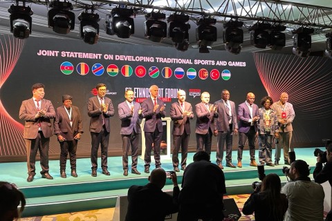 Farid Gayibov participates in the World Ethnosport Forum - PHOTO