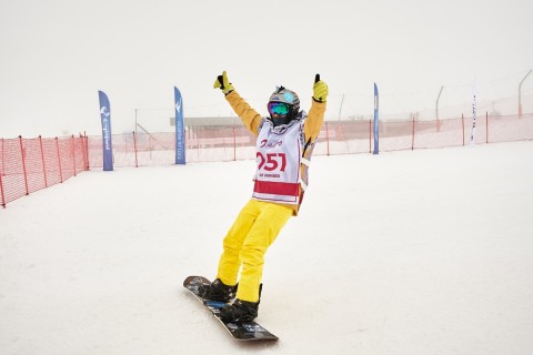 International snowboard tournament was held - PHOTO