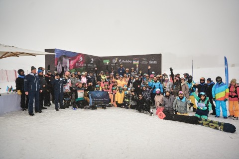 International snowboard tournament was held - PHOTO