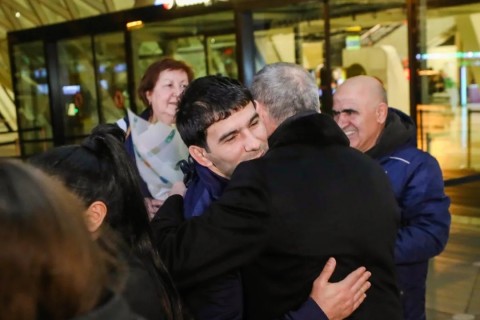 Azerbaijani wrestlers with the best results of the last 8 years in the European Championship, returned to their homeland - PHOTO