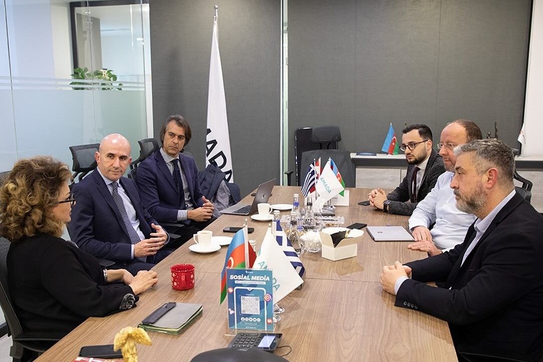AMADA-da Avstriya və Yunanıstan Milli Antidopinq agentliklərinin rəhbərləri ilə görüş - FOTO