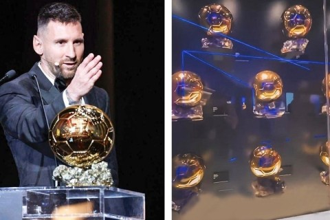 Lionel Messi donated his eighth Ballon d'Or