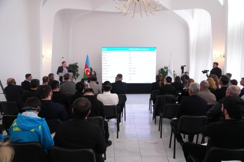 "Olimpiya çempionluğuna doğru: Təmiz idmanda milli və qlobal baxışlar” konfransı Qubada - FOTO