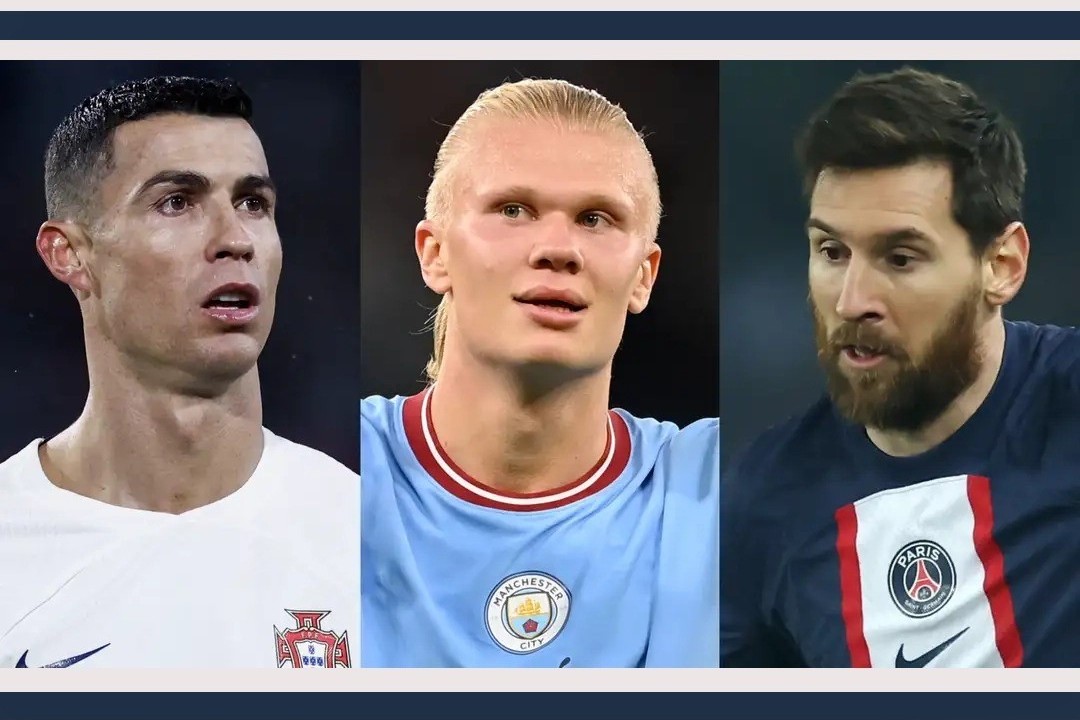 Haland Messi və Ronaldoya çatıb