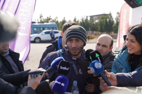 Khankendi - Baku ultra-marathon 3rd place winner: "Although it is difficult, it is a proud feeling"