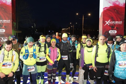 Khankendi - Baku ultra-marathon: Inaugural ceremony and start - FOTO - VİDEO