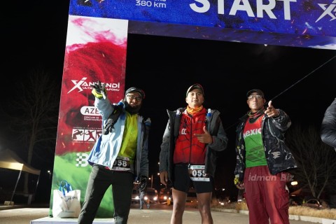 Khankendi - Baku ultra-marathon: Inaugural ceremony and start - FOTO - VİDEO