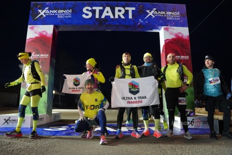 Khankendi - Baku ultra-marathon: Inaugural ceremony and start - FOTO - VİDEO