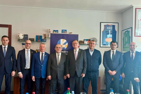 Şahin Cəfərov CEV prezidenti ilə görüşüb - FOTO