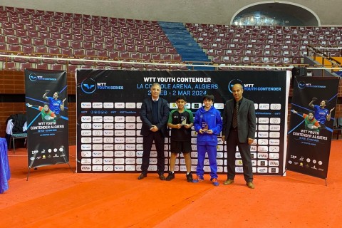 Stolüstü tennisçilərimiz Əlcəzairdə 2 medal qazanıb