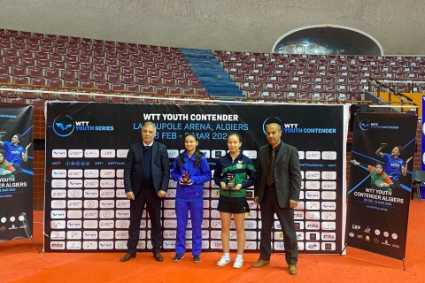 Stolüstü tennisçilərimiz Əlcəzairdə 2 medal qazanıb